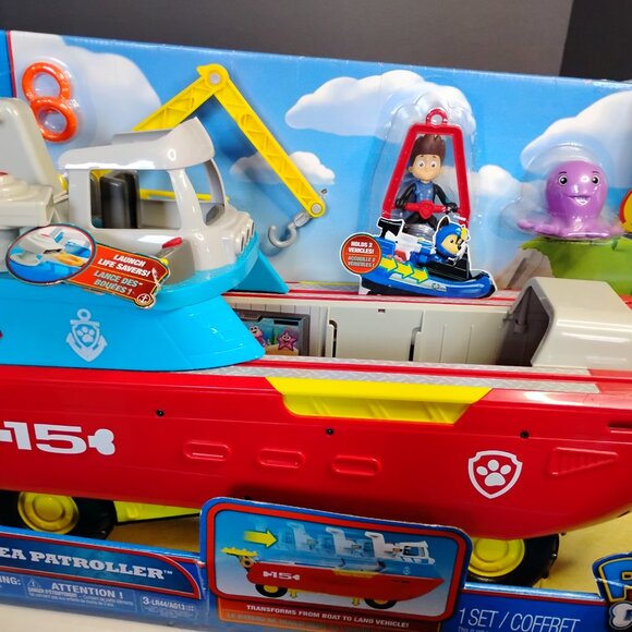 New Paw Patrol Sea Patrol Convertible Boat/Ship - Picture 8 of 10
